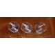 3PACK BUBBLE GLASS TUBE FOR KAEES SOLOMON RTA